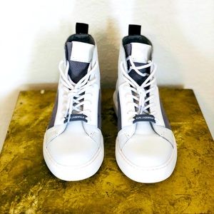 Karl legerfeld high top fashion sneakers